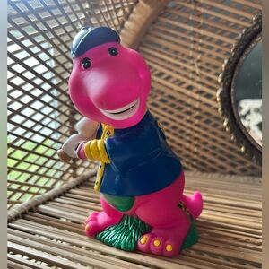 Barney "Batter Up" Baseball Coin Bank